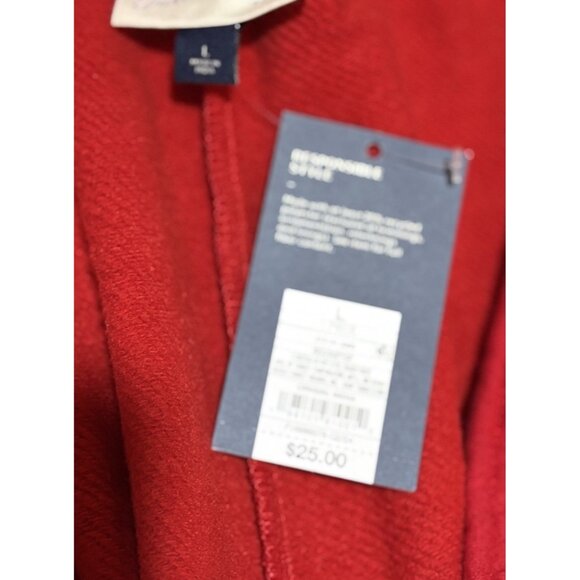 Universal Thread Leisure Studio Mid-Rise Essential Joggers Womens Red Large NEW - Picture 5 of 5